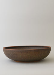Large Low Rounded Bowl in Lichen - Victoria Morris